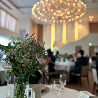 ゲスト目線の会場雰囲気。階段。