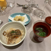 炊き込みご飯とお吸物