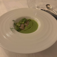 試食会
春のコース
グリーンピースのスープ
