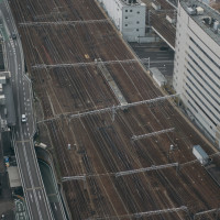 ジュピターから見える景色
電車が通ると子供たちが夢中に