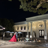 ガーデンでの写真撮影