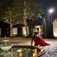 ガーデンでの写真撮影