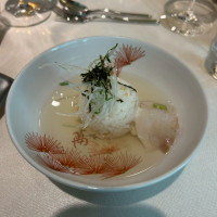 コースに出てくる鯛茶漬け