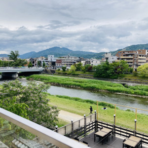 テラスからは鴨川が望めます|724306さんのリバースイート京都鴨川迎賓館の写真(2283020)