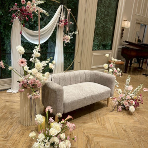 お花は自分の好きなお花を詰め込めて良かった!|724431さんのアーヴェリール迎賓館(岡山)/テイクアンドギヴ・ニーズウェディングの写真(2568277)