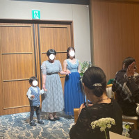 新婦中座は妹と甥っ子と！