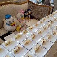 ウェディングケーキ。カット後。