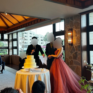 ケーキ入刀|724545さんのTHE LUIGANS Spa & Resort(ザ・ルイガンズ.スパ&リゾート)の写真(2553034)