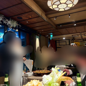 披露宴会場ちらし寿司入刀|724554さんのTHE KAWABUN NAGOYA(ザ・カワブン・ナゴヤ)の写真(2594354)