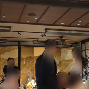 披露宴会場に金の屏風が飾ってありました|724554さんのTHE KAWABUN NAGOYA(ザ・カワブン・ナゴヤ)の写真(2597332)