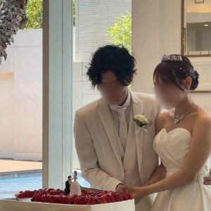 ケーキ入刀|724628さんのララシャンスHIROSHIMA迎賓館の写真(2496845)