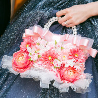 カラードレスのブーケ（手作り）