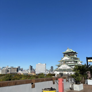 屋上ガーデンテラスから見える景色