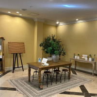 受付横、ウェルカムスペース