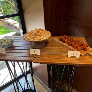 控え室での軽食|724984さんのTHE NANZAN HOUSE （ザ ナンザン ハウス）の写真(2434422)