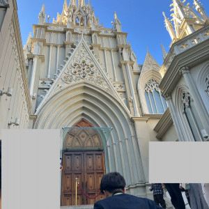 外でのフラワーシャワー|724984さんのストリングスホテル 名古屋の写真(2576312)