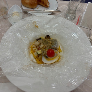 魚料理です
ゲストから、熱々で美味しかったと好評でした