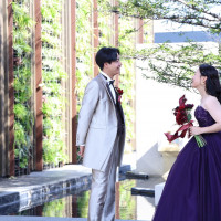 綺麗なお庭でセカンドミートをさせていただきました