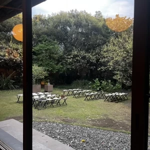 披露宴会場から見た挙式会場|725382さんのMAYAの写真(2289815)