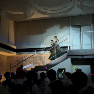 階段演出|725521さんのHILLSIDE VILLA Ciel et Vert（ヒルサイドヴィラ シエル ヴェルト）の写真(2291338)