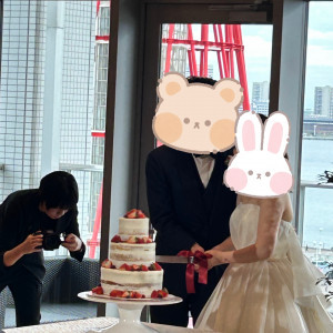 イミテーションケーキ|725534さんのノートルダム神戸/FIVESTAR WEDDINGの写真(2291300)