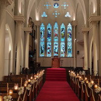 チャペルの赤絨毯