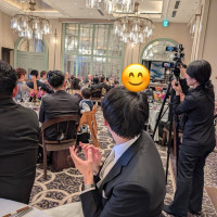 柔らかい印象の披露宴会場