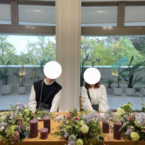 実際に会場を見渡すことができました|725618さんのMARINE TOWER WEDDING（マリンタワー ウエディング）の写真(2292046)