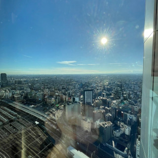 披露宴会場からの景色