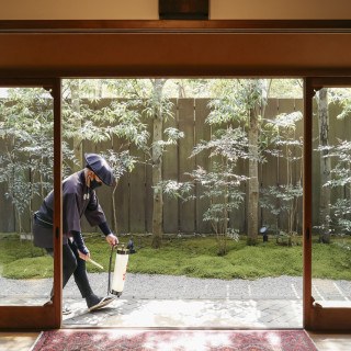 入場の時の先導さん