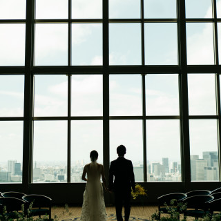 ガラス張りで眺めのいいチャペル