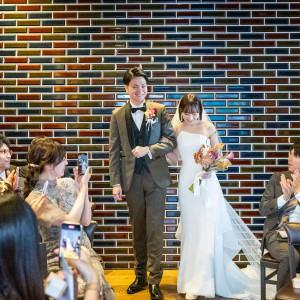 人前式入場|725712さんのCEDAR THE CHOP HOUSE & BAR（セダー ザ チョップハウスアンドバー）の写真(2293059)