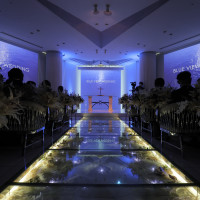 入場前のチャペル