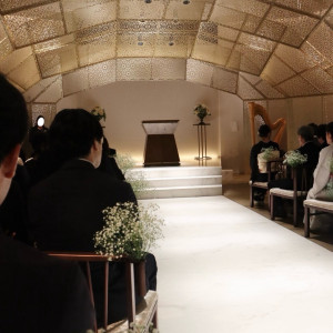 挙式会場の写真です。|725854さんのインフィニート 名古屋<エルフラットグループ>の写真(2534060)