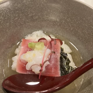 〆のお茶漬け。出汁が美味でした
