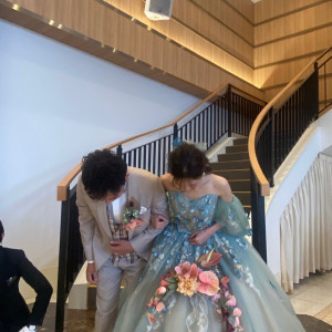 2階から入場|725905さんのララシャンス迎賓館(宮崎)の写真(2544276)