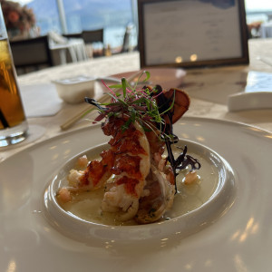 えびを使ったメイン料理です。プリプリしています。|725920さんのTHE BAYSUITE SAKURAJIMA TERRACE（ザベイスイートサクラジマテラス）の写真(2324148)