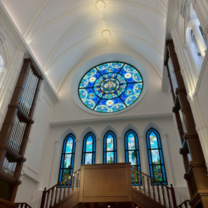 ステンドグラス|725972さんのアルカンシエル luxe mariage 大阪（アルカンシエルグループ）の写真(2567481)