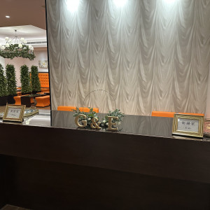 受付|725974さんのアルカンシエル luxe mariage 大阪（アルカンシエルグループ）の写真(2567507)