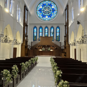 挙式会場|725974さんのアルカンシエル luxe mariage 大阪（アルカンシエルグループ）の写真(2567547)