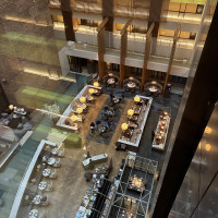 エレベーターからの景色