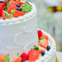 ウエディングカットのケーキ