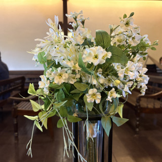 チャペル横のお花です。