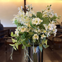 チャペル横のお花です。