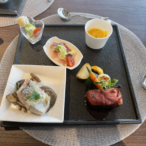 試食でいただいたお料理！美味しすぎました！|726213さんのMARINE TOWER WEDDING（マリンタワー ウエディング）の写真(2295474)