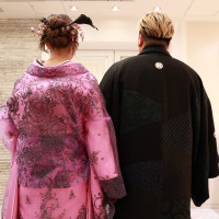 推しの色の和装、絶対これと決めていた