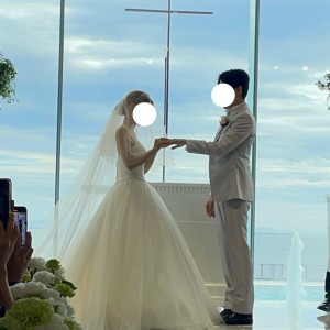 チャペルのこの景色に圧巻されました|726442さんのラ・スイート神戸オーシャンズガーデンの写真(2297899)