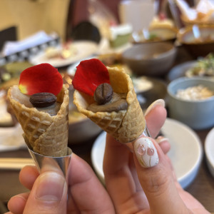 オードブルのコルネ|726535さんのララシャンスHIROSHIMA迎賓館の写真(2416190)