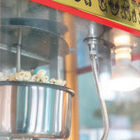 ロビーでもらえるポップコーン