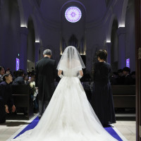 チャペルへ新婦入場